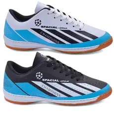 Chuteira Futsal Quadra Salão Costurada Original Promoção Kit 2 Pares