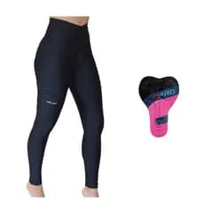 Calça Ciclismo FEMININA Forro de GEL BEFAST Com Cós Alto 2 Bolsos BIKE/MTB/SPEED/CICLISTA/BICICLETA