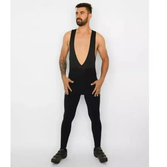Bretelle Calça Ciclismo Masculino Forro Gel Befast Com Dois Bolsos - Bicicleta/MTB/SPEED/BIKE/