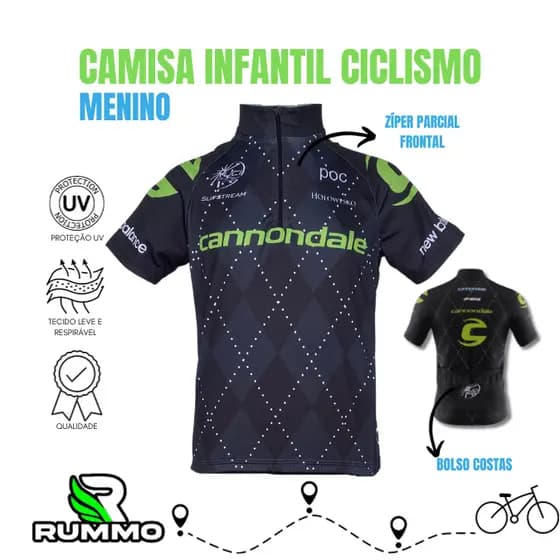 Camisa De Ciclismo Infantil BEFAST Unissex/Masculina/Roupa de Ciclismo/MTB/SPEED/BIKE/Bicicleta.