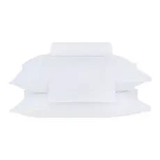 Jogo de Cama King Percal 180 Fios Buddemeyer Basic Percalle 100% Algodão Penteado Branco 4 peças