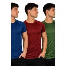 Kit 3 Camisetas Dry fit Academia Treino Fitness Masculina
