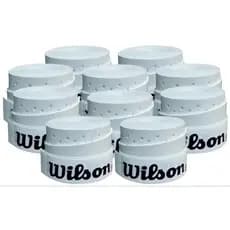 Kit 20 Overgrip Wilson Para Beach Tennis Padel Pickleball Cor Branco