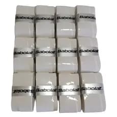 Kit 10 Overgrip Babolat ParaBeach Tennis Tênis Padel Cor Branco Sem Furação Envio Imediato.