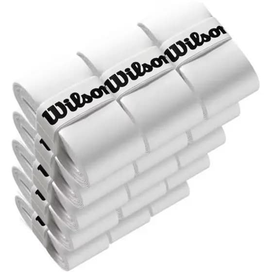 Kit 10 Overgrip Wilson ParaBeach Tennis Tênis Padel Cor Branco Sem Furação Envio Imediato.