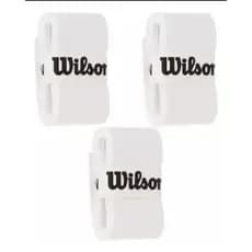 Kit 3 Overgrip Wilson ParaBeach Tennis Tênis Padel Cor Branco Sem Furação Envio Imediato.