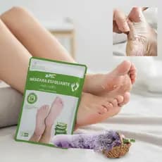 1, 2 ou 3 Pares Máscara Esfoliante Para Pés Remove Calos E Hidrata Meias SPA Para Pés Masculinos Com Pele Grossa