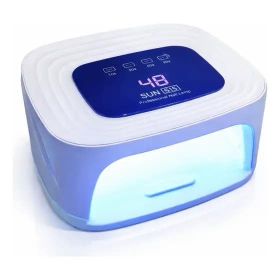 Cabine Profissional Sun S15 108W Portátil Recarregável 36 LEDs UV Unhas de Gel Sem Fio 7800mAh 4h