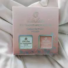 Kit com 2 esmaltes em gel renda e nude da marca Bella Rosa