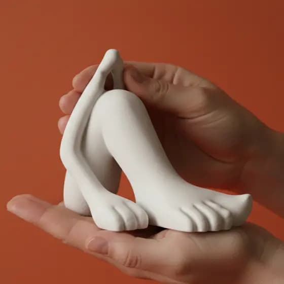 Escultura Abaporu Decorativa em PLA | Arte Moderna Brasileira Inspirada em Tarsila do Amaral
