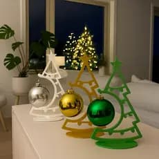 Enfeite de Natal Minimalista 20 cm – Pinheiro Decorativo  | Decoração Moderna | Ornamento Elegante | | | |