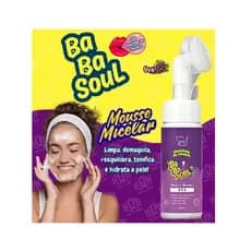 Sabonete Facial Mousse Espuma De Limpeza Lovely Vegano 150ml uva / tuti frutti limpeza profunda e delicada pele macia