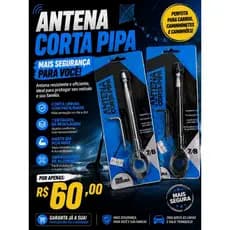 antena corta pipa( ENVIO IMEDIATO)