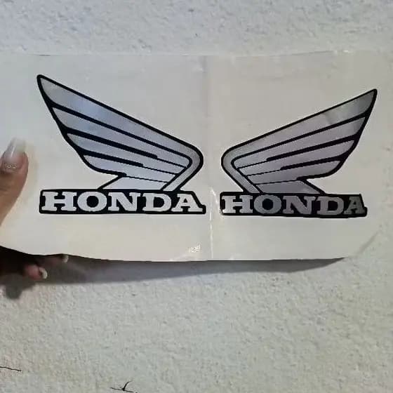 (PAR) de ADESIVOs Honda asas pra motos 160