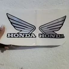 (PAR) de ADESIVOs Honda asas pra motos 160