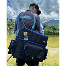 Bolsa de Pesca Porta Apetrechos e Tralha GG 2 Compartimentos