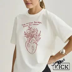 Camisa Camiseta T-Shirt Cristã Flores Fez Nascer.