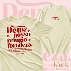 Camiseta Unissex Cristã Salmos 46 Refúgio
