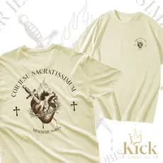 Camiseta Cristã Cor Jesu Sacratissimum