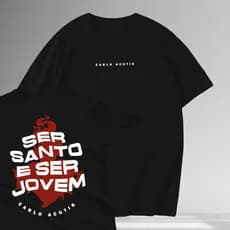 Camiseta T-Shirt Cristã 100% Algodão Carlo Acutis