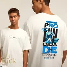 Camisa Camiseta Unissex 100% Algodão Vivendo Na Profundidade