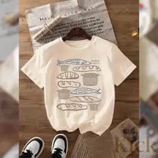 Camiseta T-Shirt Mateus 14:16-21 Feminina em Algodão Estilo Religiosa Vintage