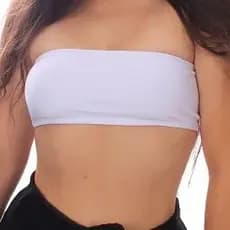 cropped sutiã top Academia feminino fitness toper Alcinha - top faixa - sutiã Básico top tomara que caia - T2