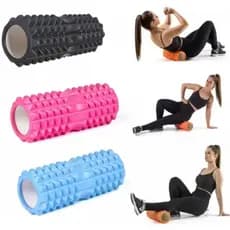 Rolo Massagem Foam Roller Liberação Miofacial Automassagem Soltura 33Cm Yoga Tensão Muscular