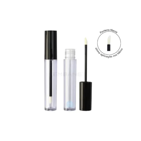 Kit 25 Unidades Frasco Gloss Labial Batom Liquido - 4,5ml Uso Profissional Salão de Beleza