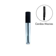 Frasco Rímel Vazio 4ml Preto ou Cristal Premium Cerdas Macias De Silicone