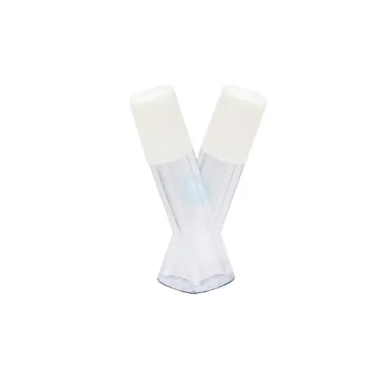 Kit 50 Gloss Labial Frasco Transparente Vazio - Rollo-on 5ml Uso Profissional Salão de Beleza