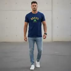 Camiseta Brasil seleção Brasileira futebol copa do mundo torcedor Unissex