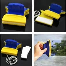 Aparelho Manual Limpa Vidro Janela Porta Aquario Rodo Magnético Dupla Face