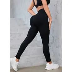 QUEIMA DE ESTOQUE Calça Legging Preta Cintura Alta Quentinha
