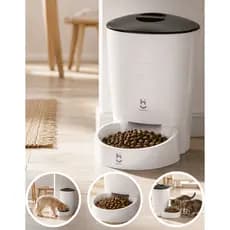 Alimentador Automático de Pets por Wifi 4l de Ração com sistema Programável para Cães/Gatos pequenos