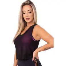 Cropped/camiseta Curta | Regata Em Tela Poliéster Dia A Dia