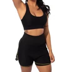 Conjunto fitness (top+short) sem bojo