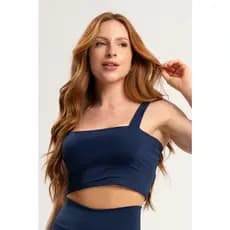 Cropped Alça Grossa Suplex -  Várias Cores - Cropped Feminina Fitness Academia