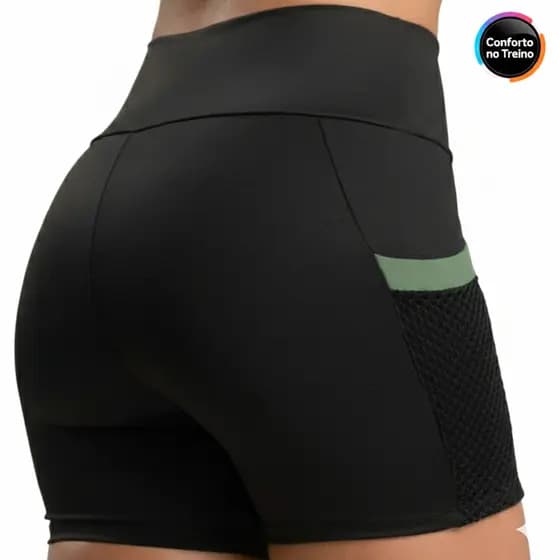 Short Feminino Academia Fitness Esportivo, Confortável e Ideal para Treino