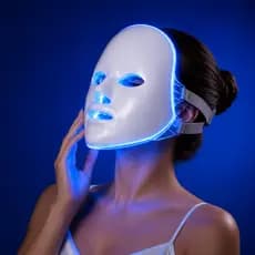 Mascara facial de led coreana 135 leds Profissional skin care Fototerapia estetica