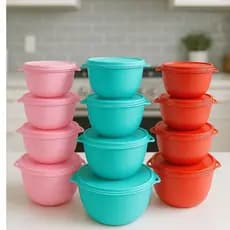 Kit 5 Bowls Vasilhas Potes Multiuso de Alta Qualidade – Resistentes, Modernos e Perfeitos para Cozinha