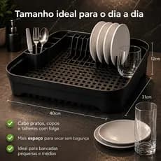 Escorredor de Louças Casa Bella – Compacto, Espaçoso e Design Moderno