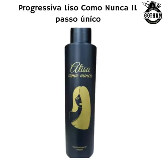 Progressiva Liso Como Nunca 1L passo único - Alisamento Intenso e Duradouro