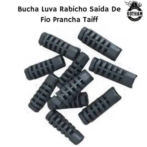 Bucha Luva Rabicho Saída De Fio Prancha Taiff - 10 Unidades