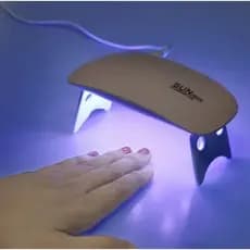 Mini Cabine Sun De Unha 6 Led Uv Para Unhas Em Gel Acrigel Portatil