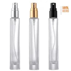 48 Frascos Vidro Spray 10ml Porta Perfume Amostras Perfume Decant Atacado Mini