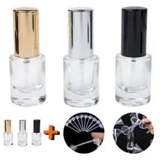 Porta Perfume 3Un Frascos 4,7ml Vidro Spray Funil e Bico de Transferência Mini Frasco Recarregável Portátil Viagem Bolsa