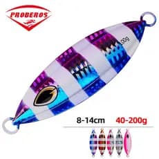 Pro Beros Truta Jigging Isca Jigs Iscas De Água Salgada 40g-200g Corrico Baixo Isca De Pesca Atacar De Pesos De Isca Jig