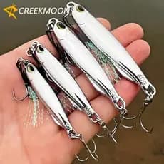 1Pc Metal Gabarito Isca De Pesca DUO Corrico Dura Elenco Swimbait Gancho Baixo Enfrentar Truta Jigging Iscas Jigs Água S