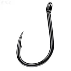 200Pçs Alto Carbono Gancho De Pesca 3-15 # Catfish Carpa Anzol Único Com Olho Japão Ganchos Peche Enfrentar Jig Anzóis